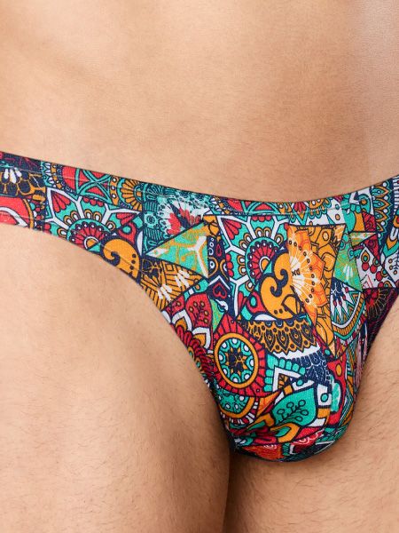 Мужские трусы-слипы с цветным принтом Doreanse Patchwork 5