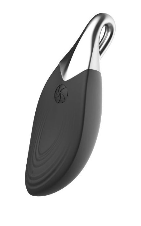 Черный виброкулон Leaf 1