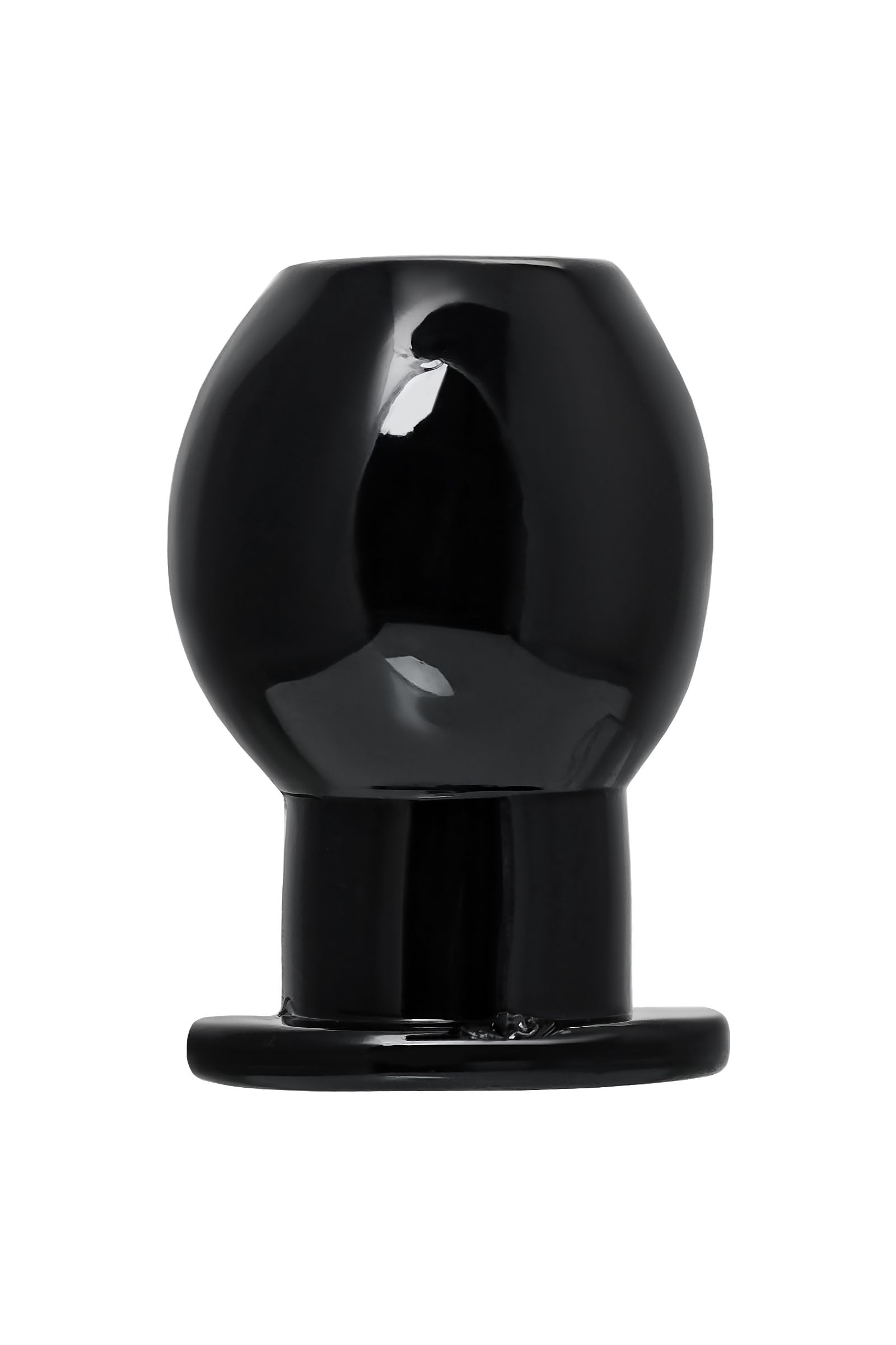 Черная анальная втулка Basic S - 6 см. 3