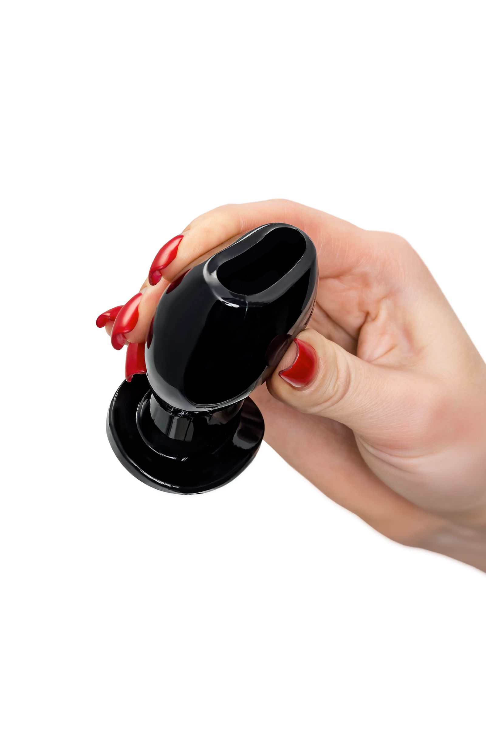 Черная анальная втулка Basic S - 6 см. 6