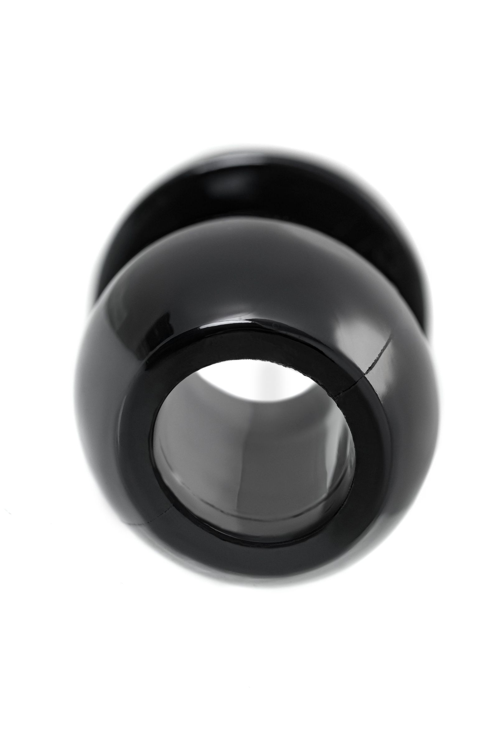 Черная анальная втулка Basic L - 7,5 см. 11