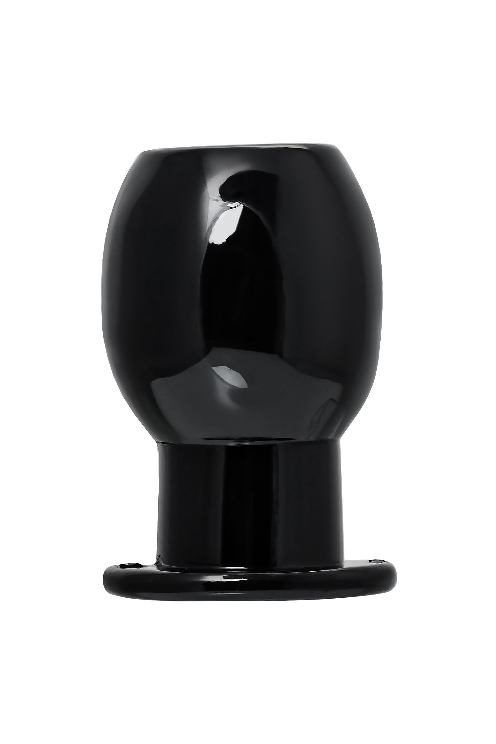 Черная анальная втулка Basic L - 7,5 см. 3