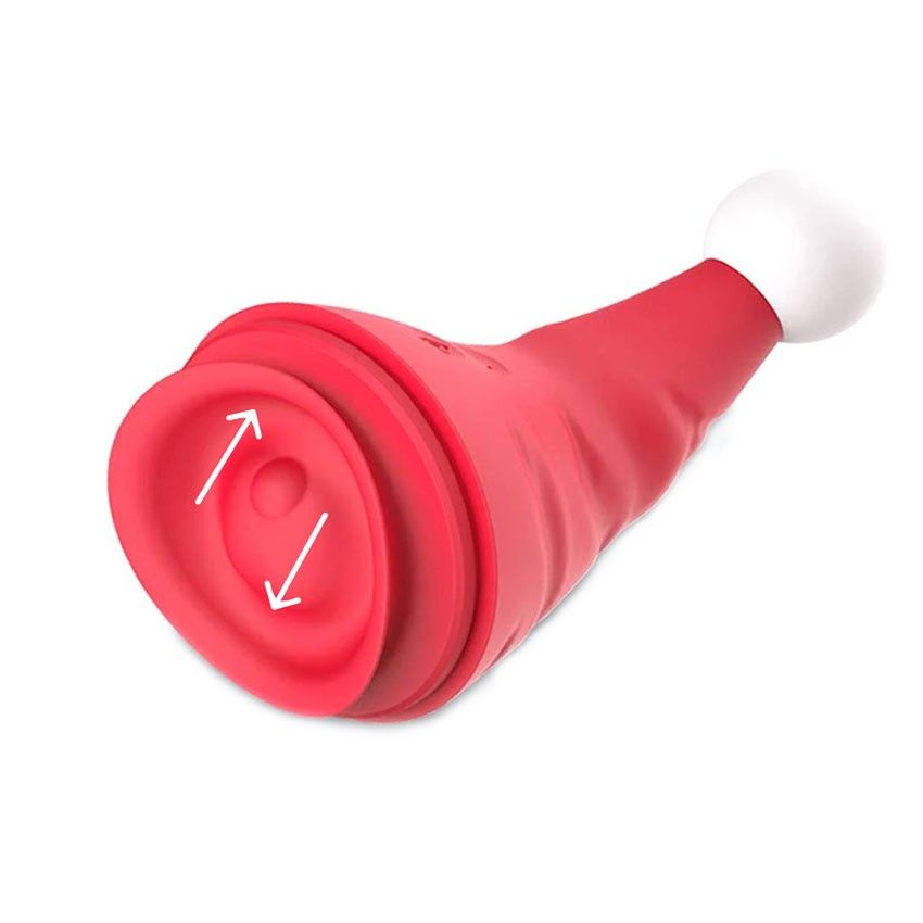 Красный вибростимулятор в форме колпака Magical Santa Hat 6