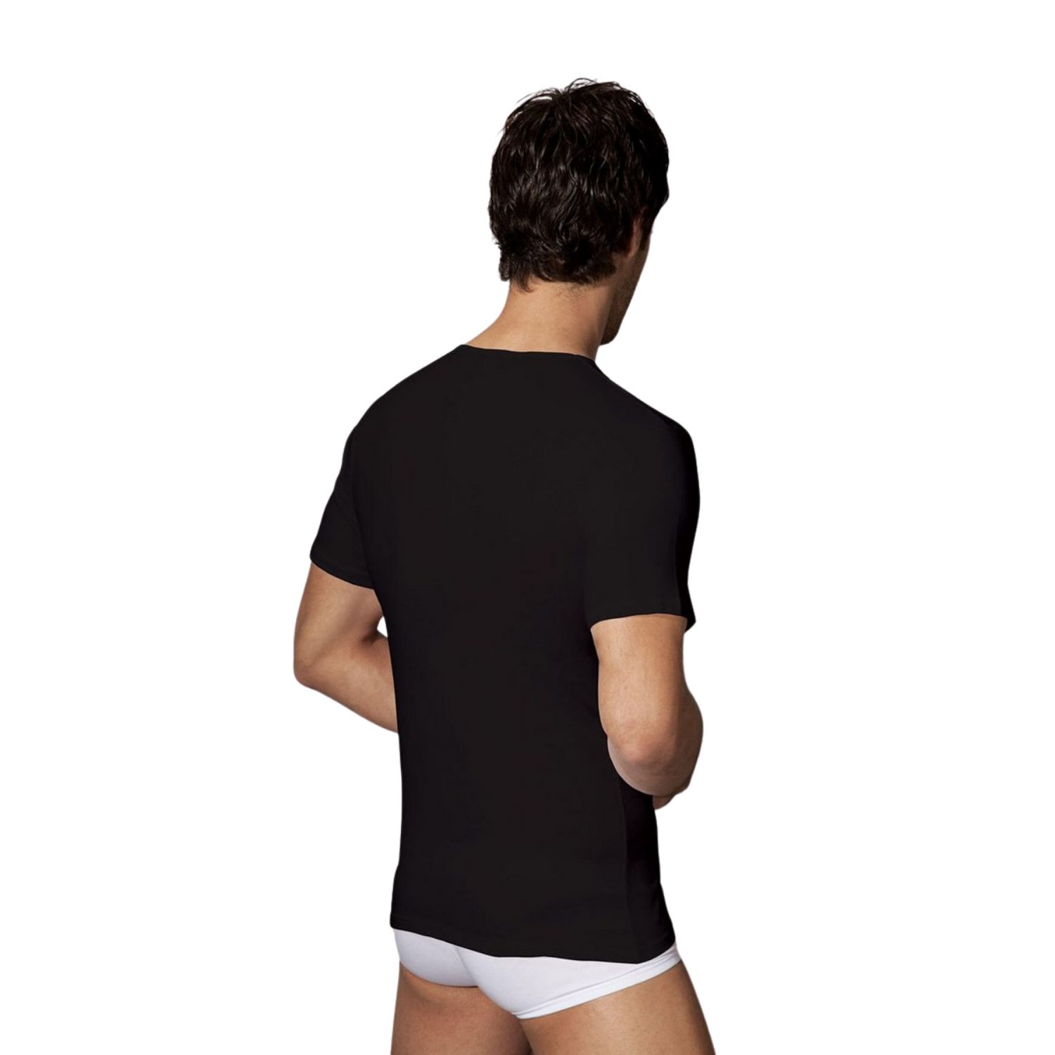 Классическая футболка из хлопка с V-образным вырезом Doreanse Cotton Basic 4