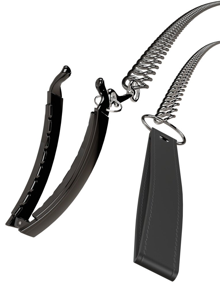 Зажим для половых губ с поводком Pussy Clamp With A Leash 1