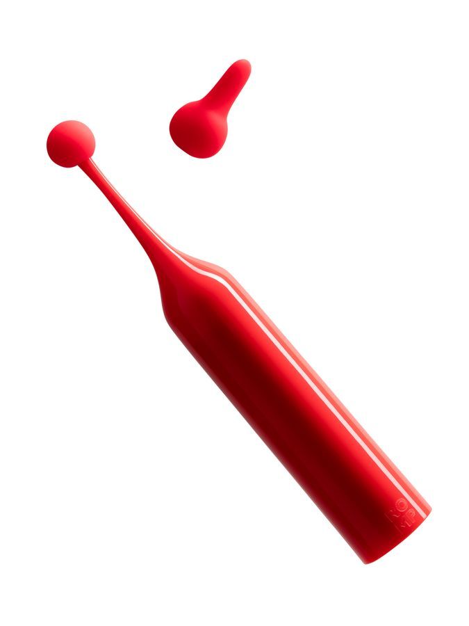 Красный клиторальный стимулятор Romp Pop 1