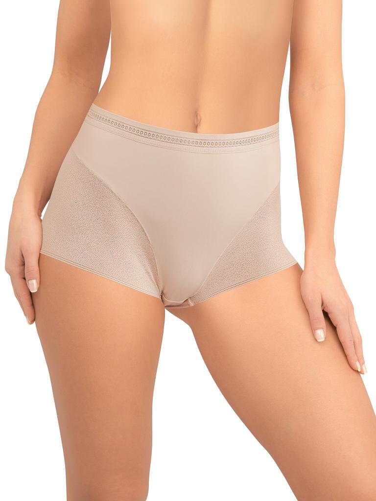 Высокие трусики-слипы из кружева с сетчатой структурой 3