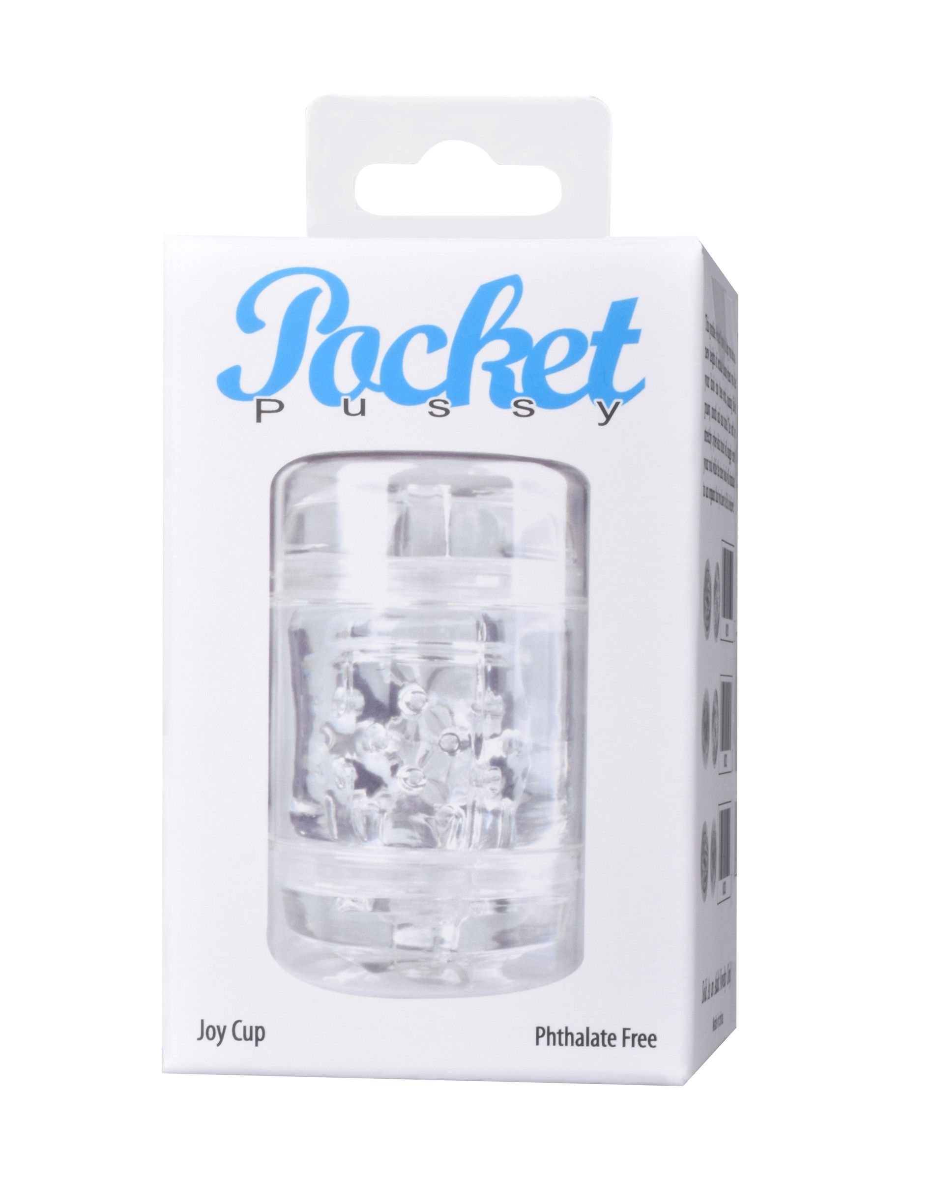 Прозрачный двусторонний мастурбатор Joy Cup - вагина и анус 2