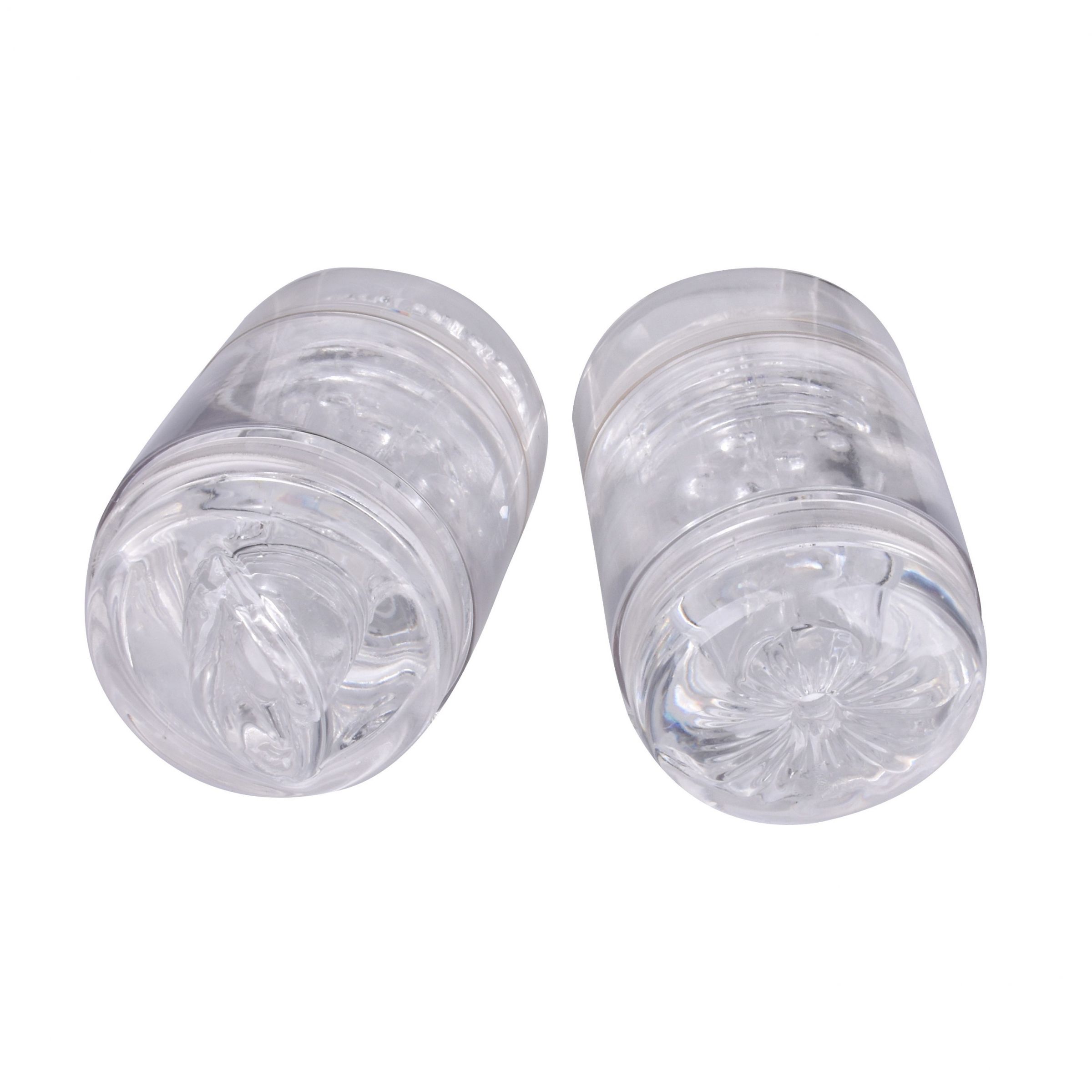 Прозрачный двусторонний мастурбатор Joy Cup - вагина и анус 4