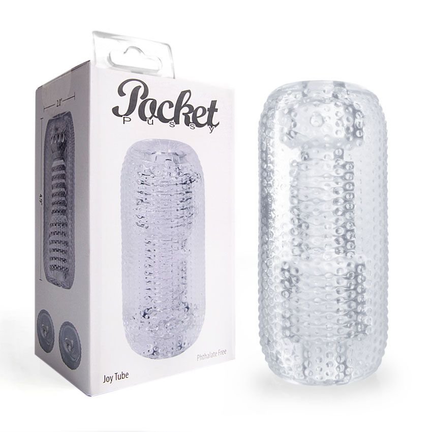 Прозрачный мастурбатор Joy Tube 2