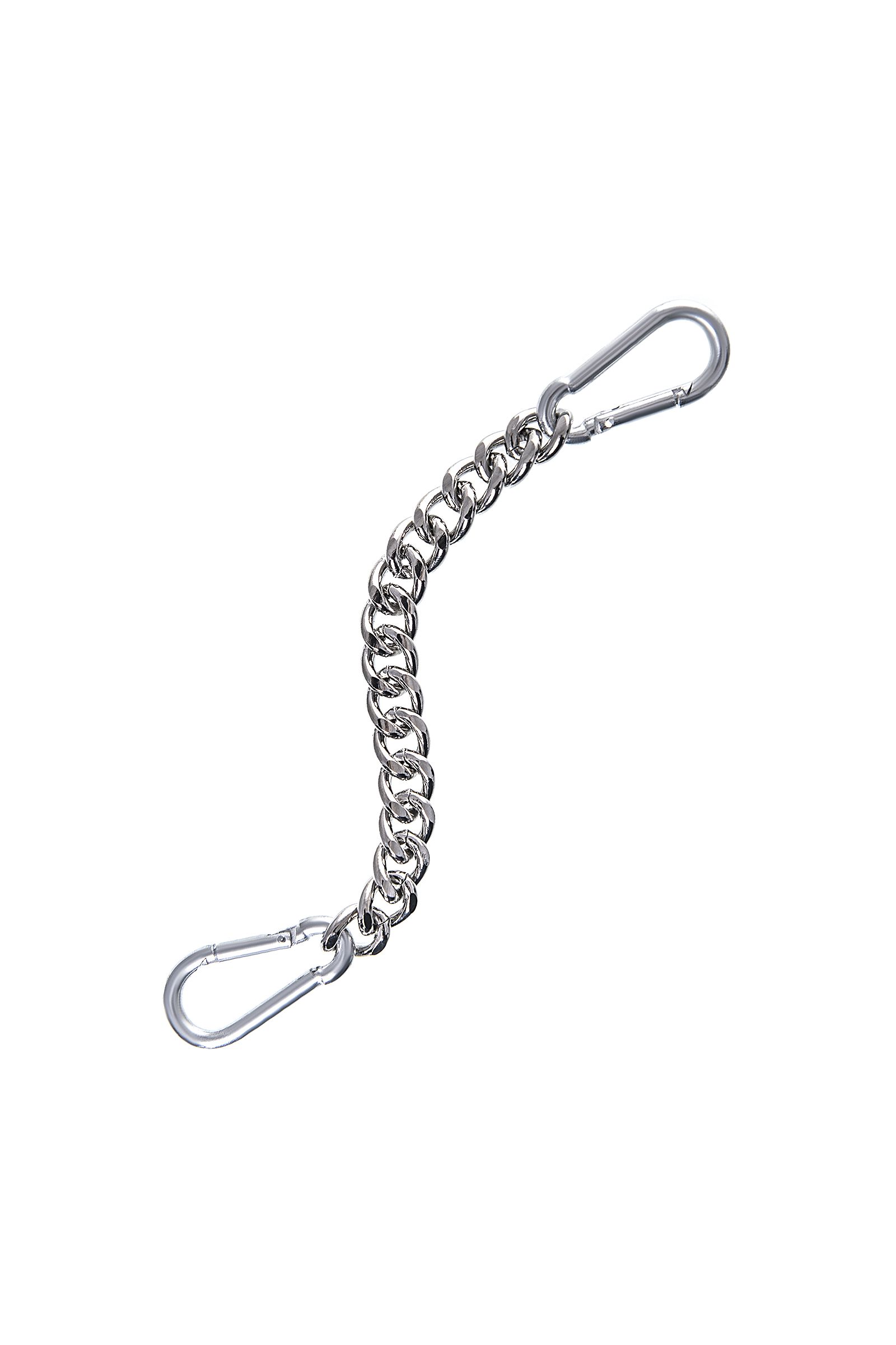 Черные кожаные однослойные оковы с люверсами 5