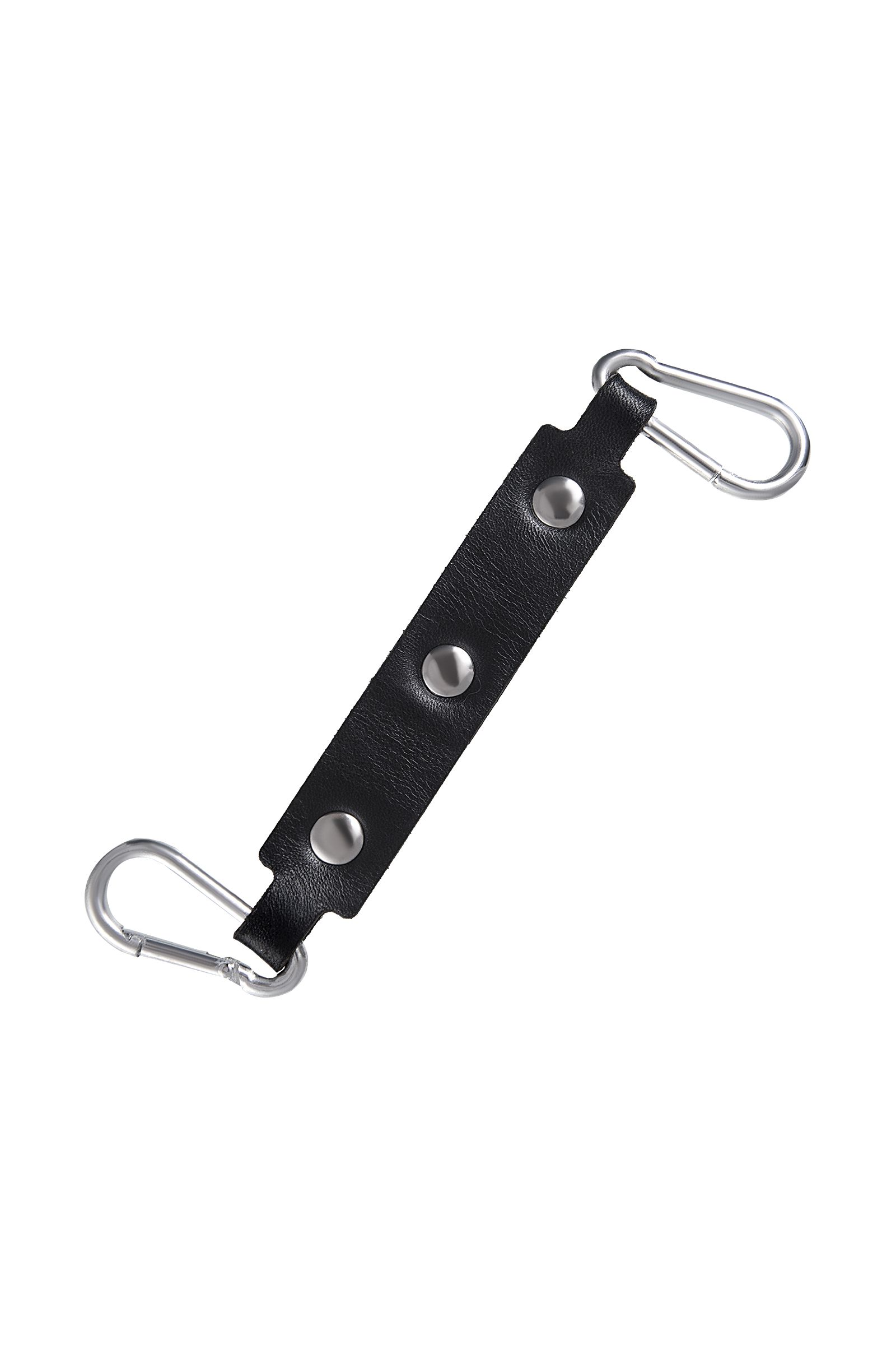 Черно-красные оковы из натуральной кожи 5