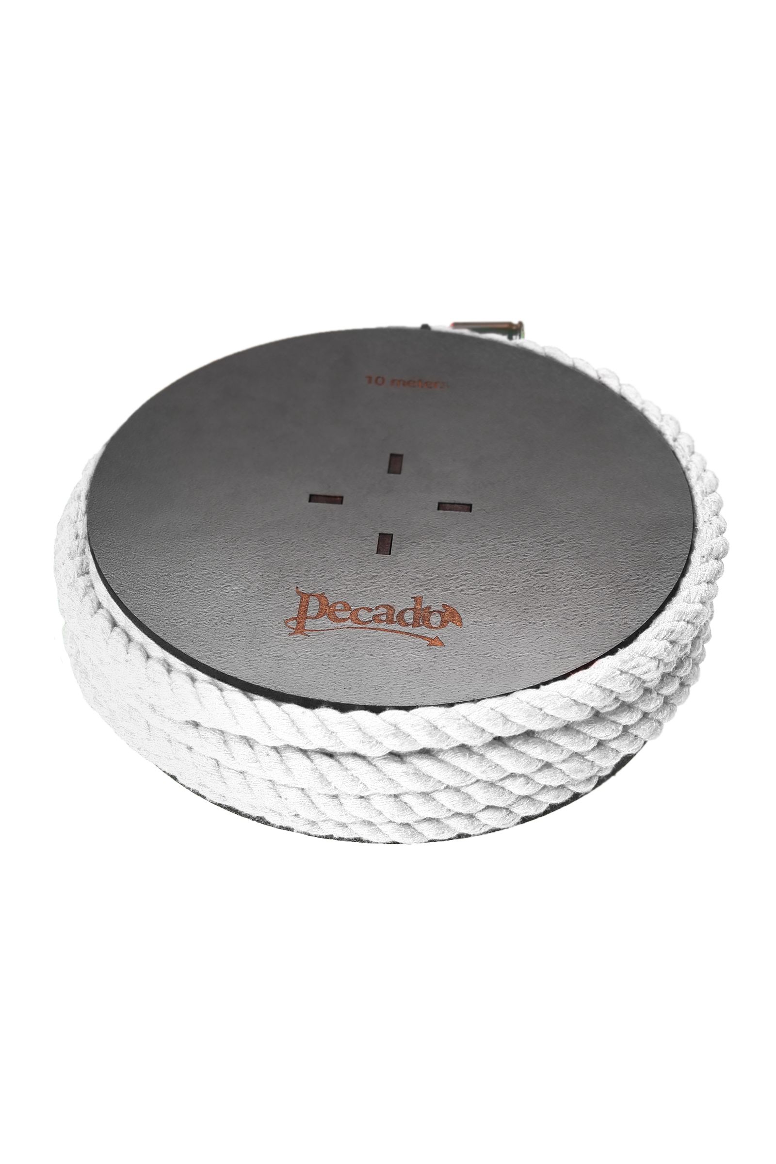 Белая веревка для шибари на катушке - 10 м. 2