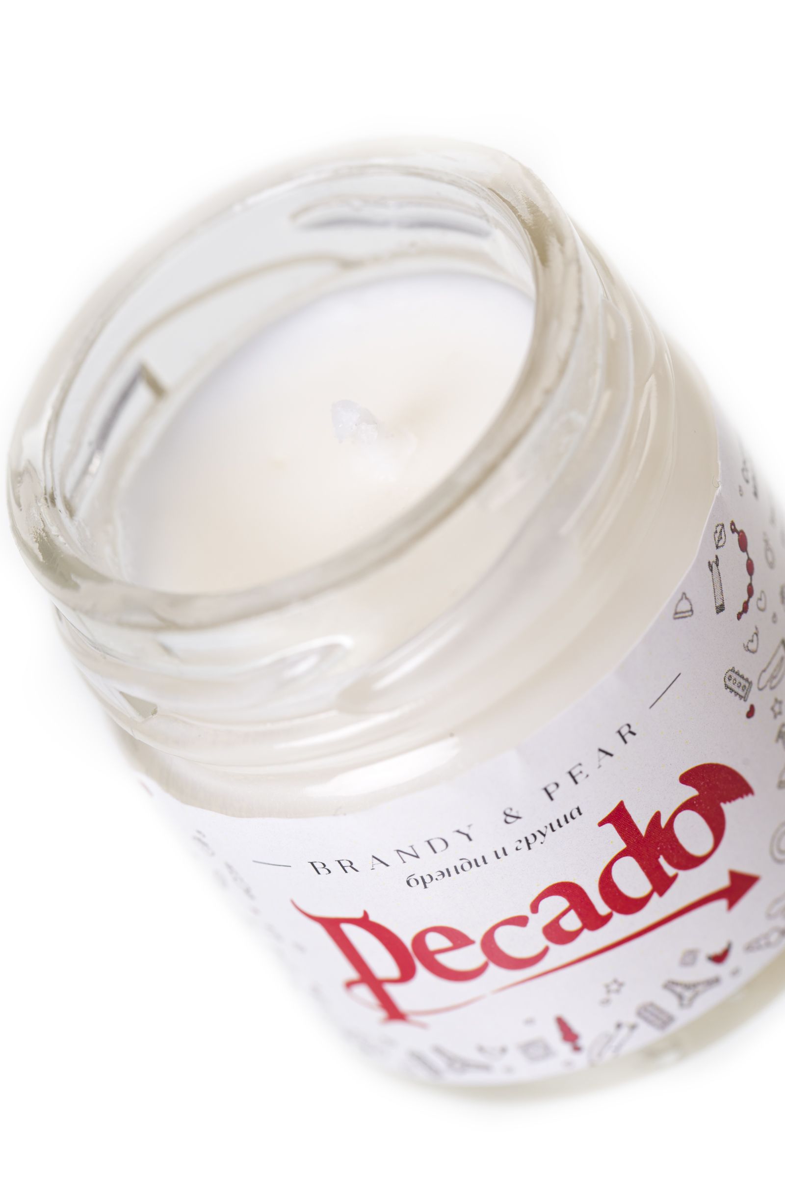 Массажная свеча Brandy & Pear - 35 мл. 3