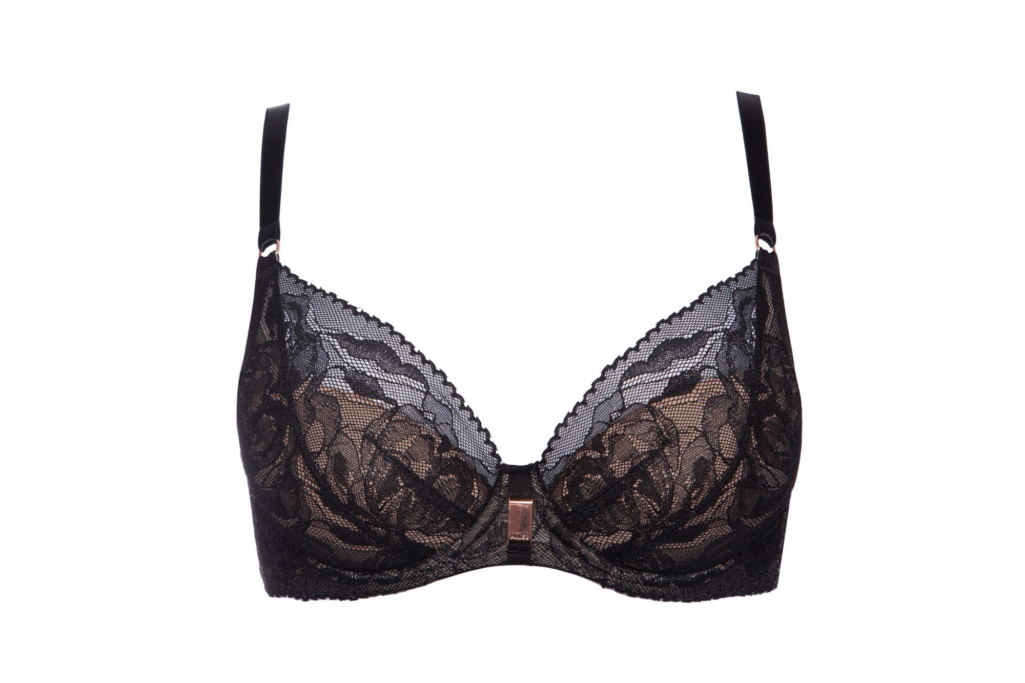 Бюстгальтер Frozen Black на каркасах 2