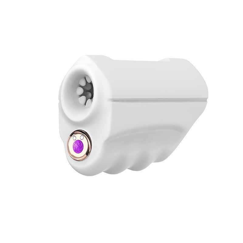 Белый вибромастурбатор Mini Masturbator 5