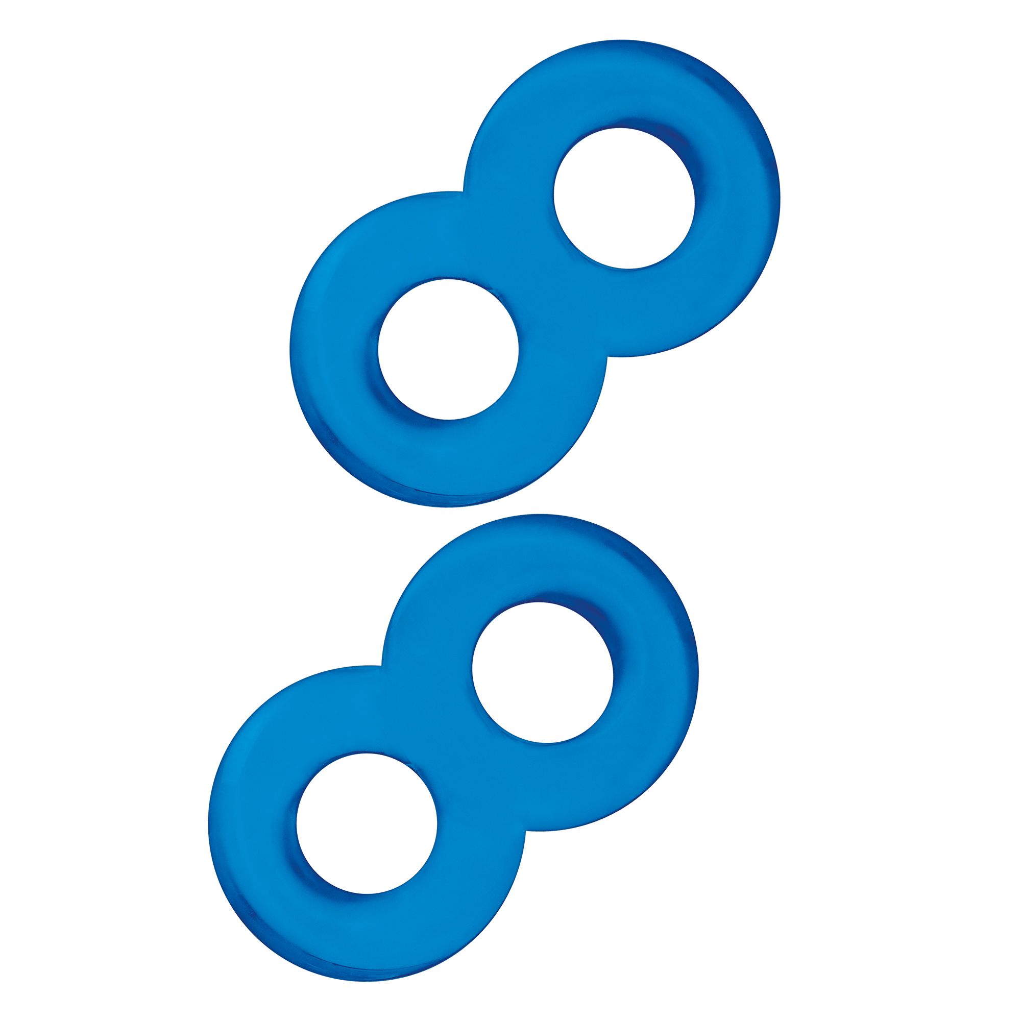 Комплект из 2 эрекционных колец-восьмерок 2-Pack Duo Cock And Ball Stamina Enhancement Ring 1