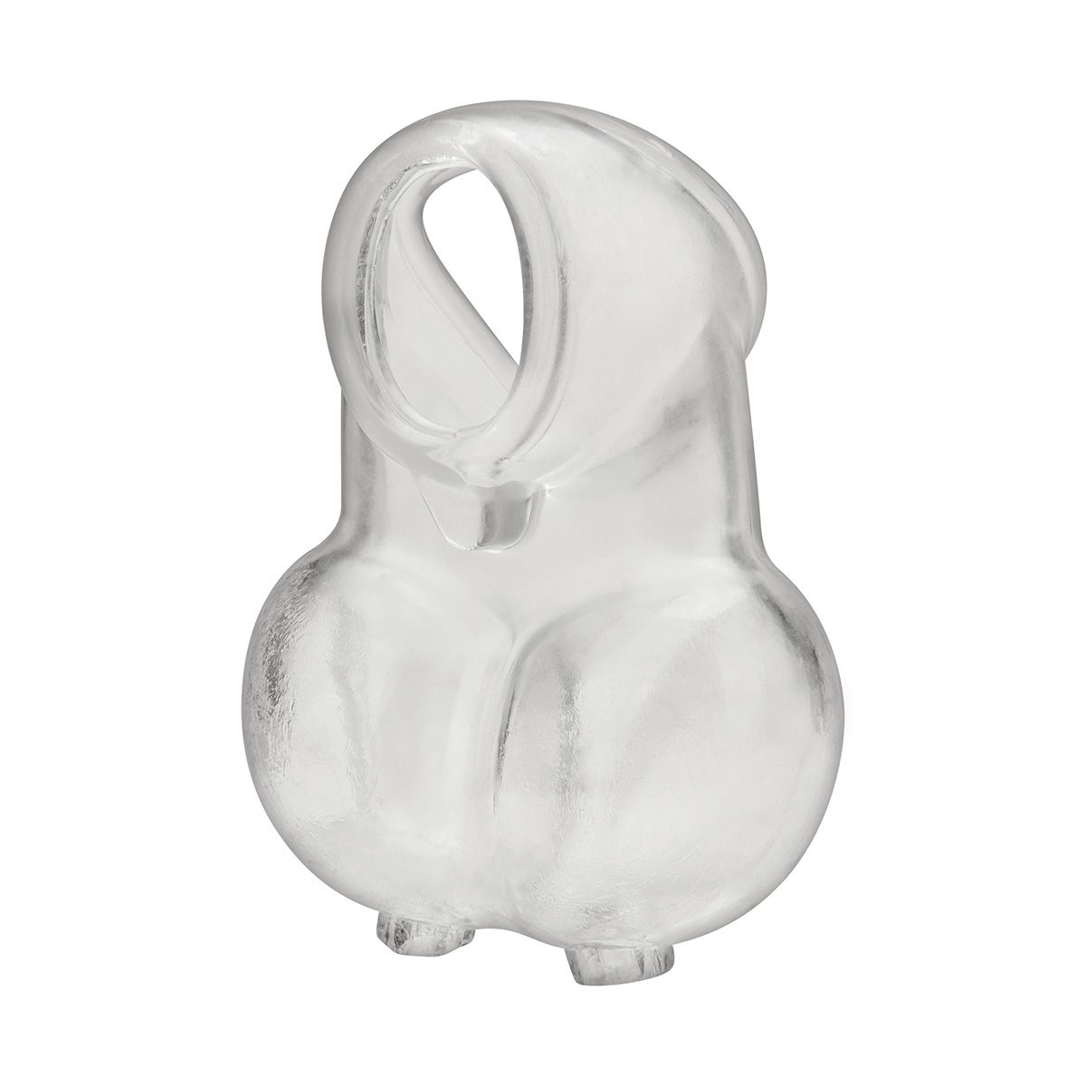 Прозрачная насадка-утяжка для мошонки Ball Sheath With Compression Cock Support 1