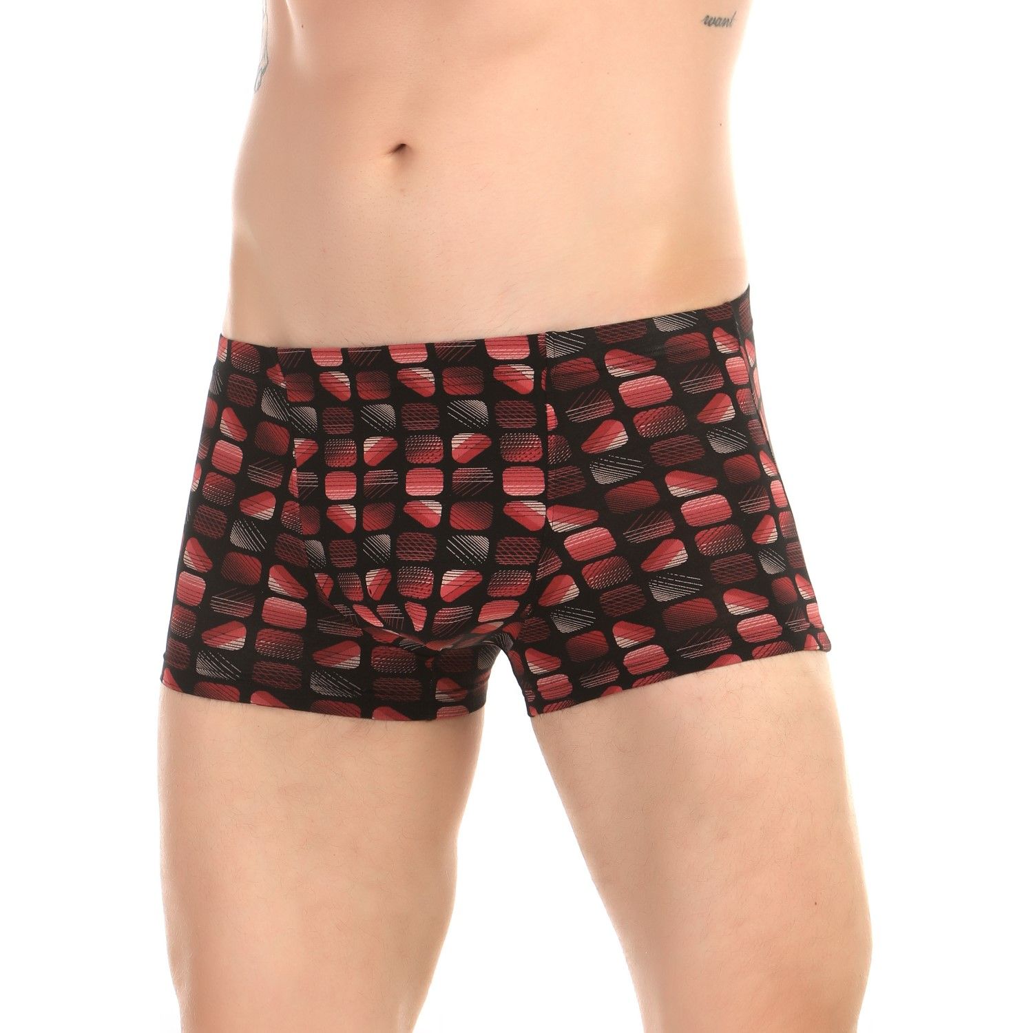 Набор из 3 мужских трусов-боксеров с принтом 2