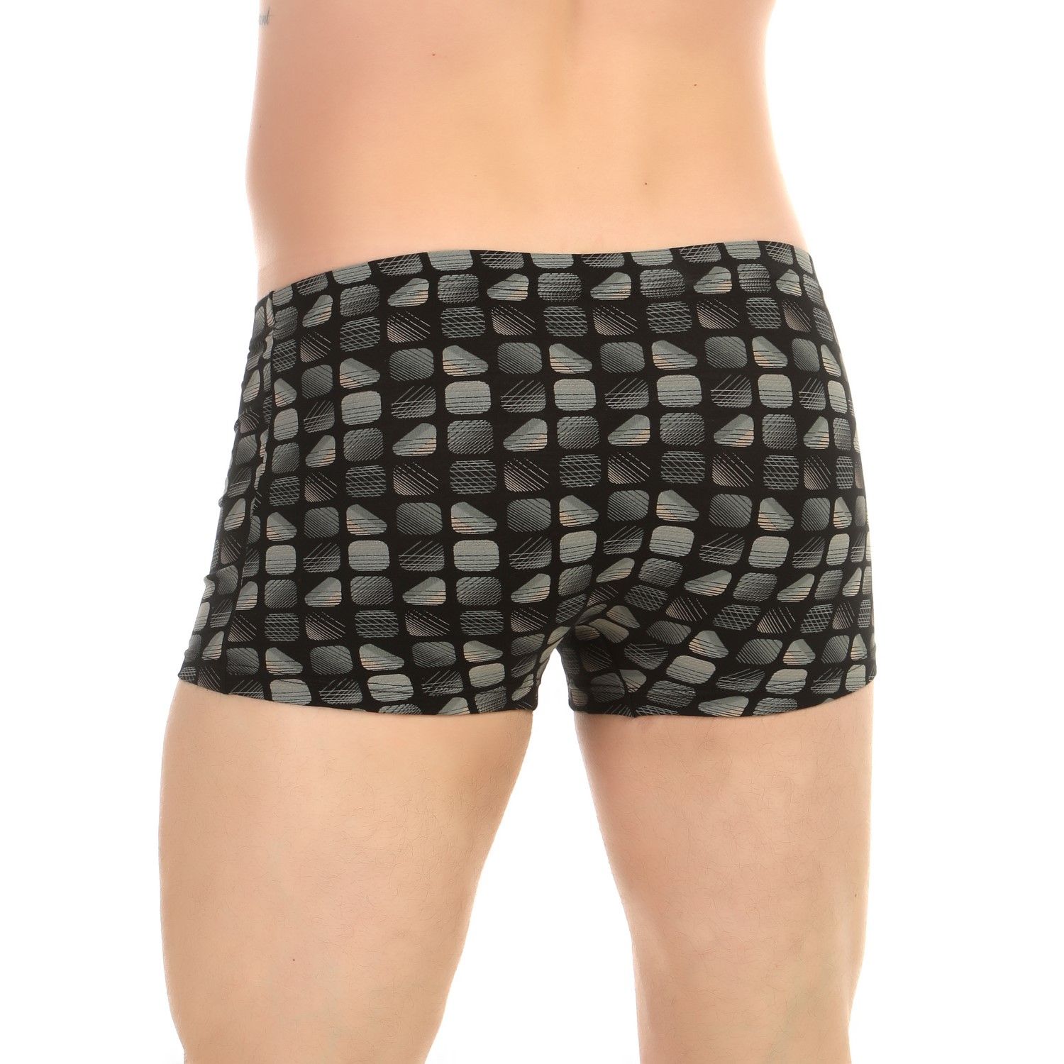 Набор из 3 мужских трусов-боксеров с принтом 7