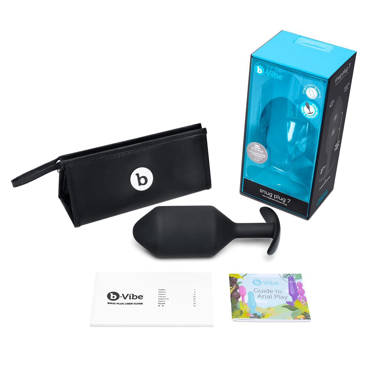 Черная пробка для ношения Snug Plug 7 - 18 см. 6