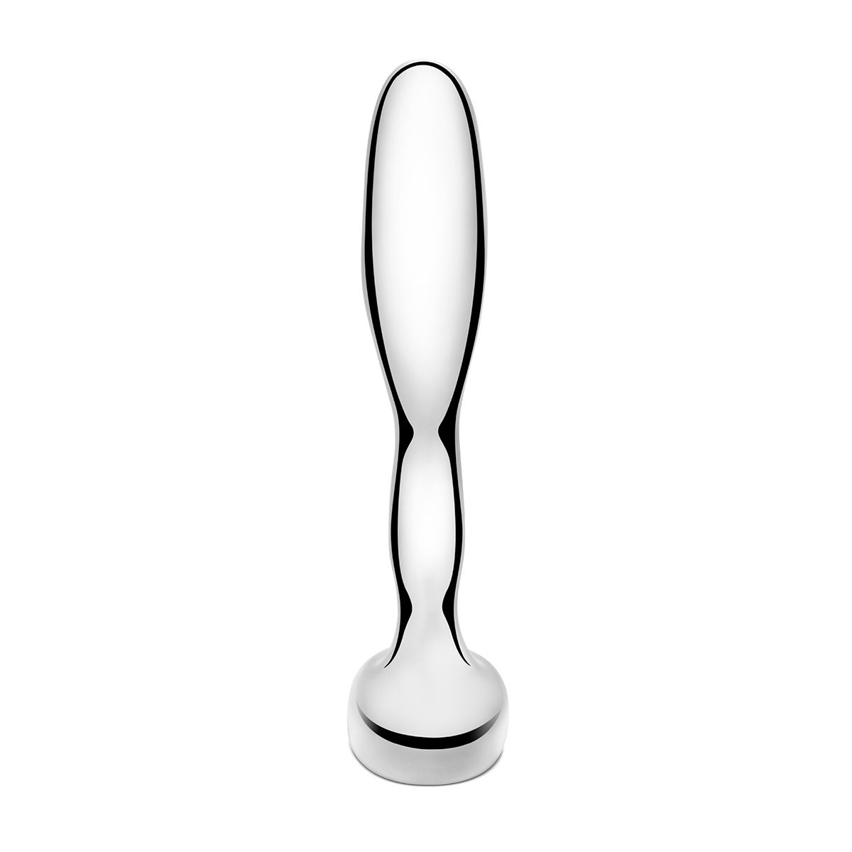 Стальной стимулятор простаты Stainless Steel Prostate Plug - 11,5 см. 4