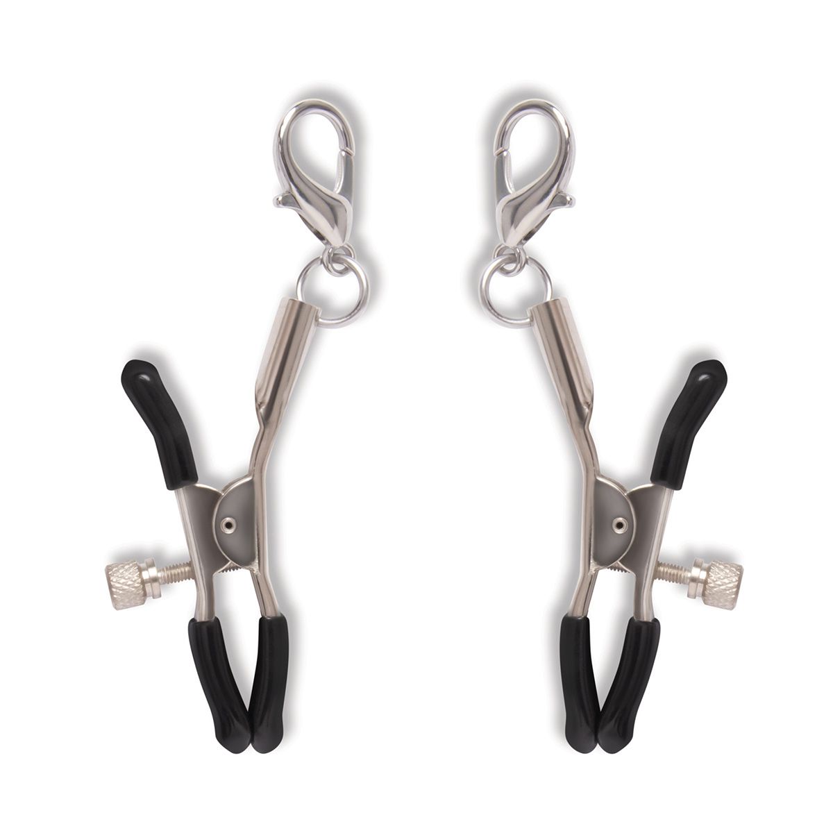 Большой эротический набор из 12 предметов Interchangeable Collar & Nipple Clips Set 6