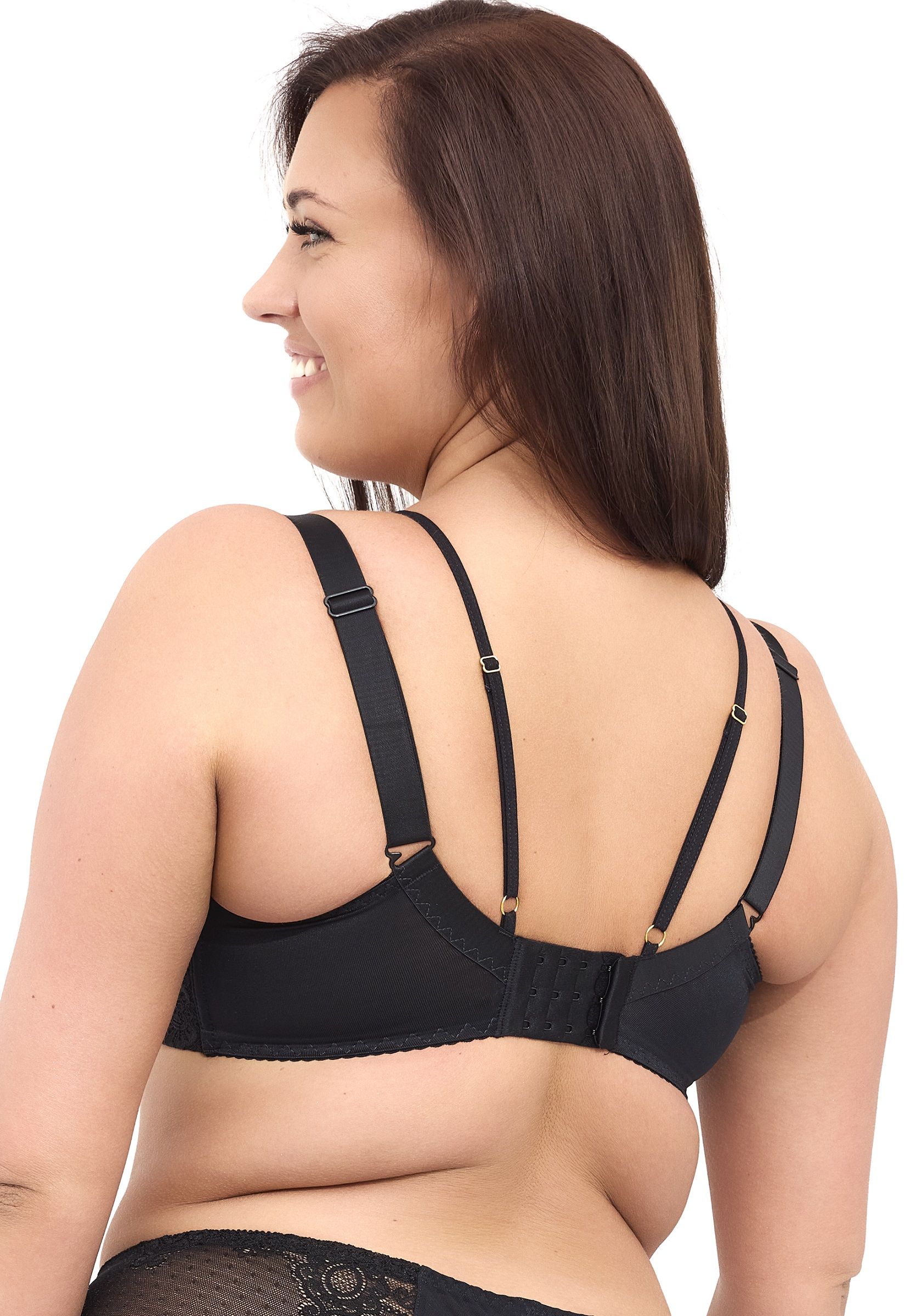 Бюстгальтер-топ с мягкими чашками и кружевом 3