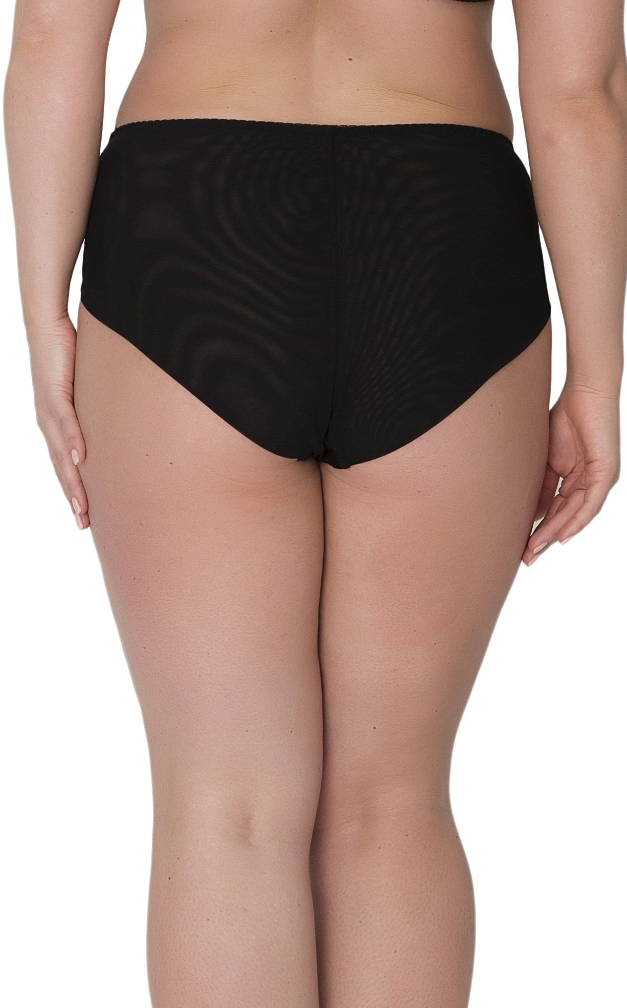 Высокие трусики из микрофибры и сетки 2