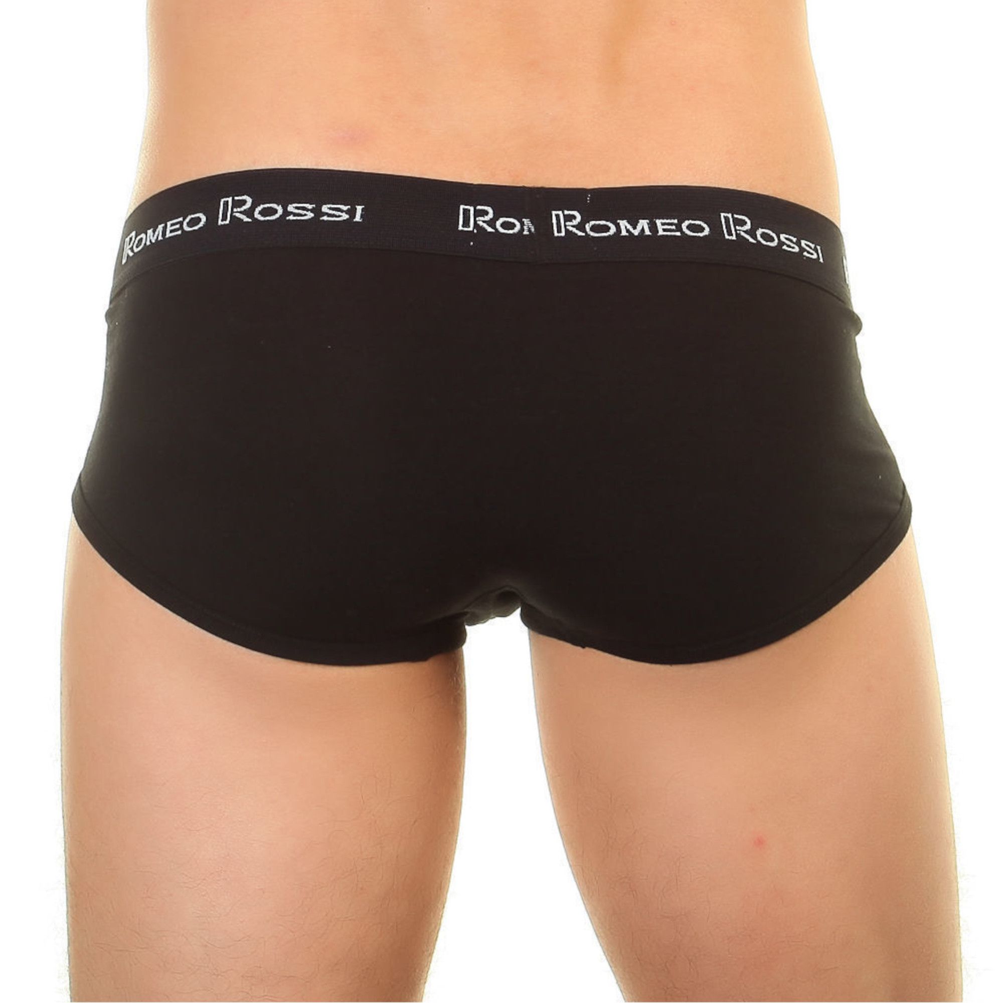 Набор из 3 черных трусов-брифов с брендированной резинкой 2