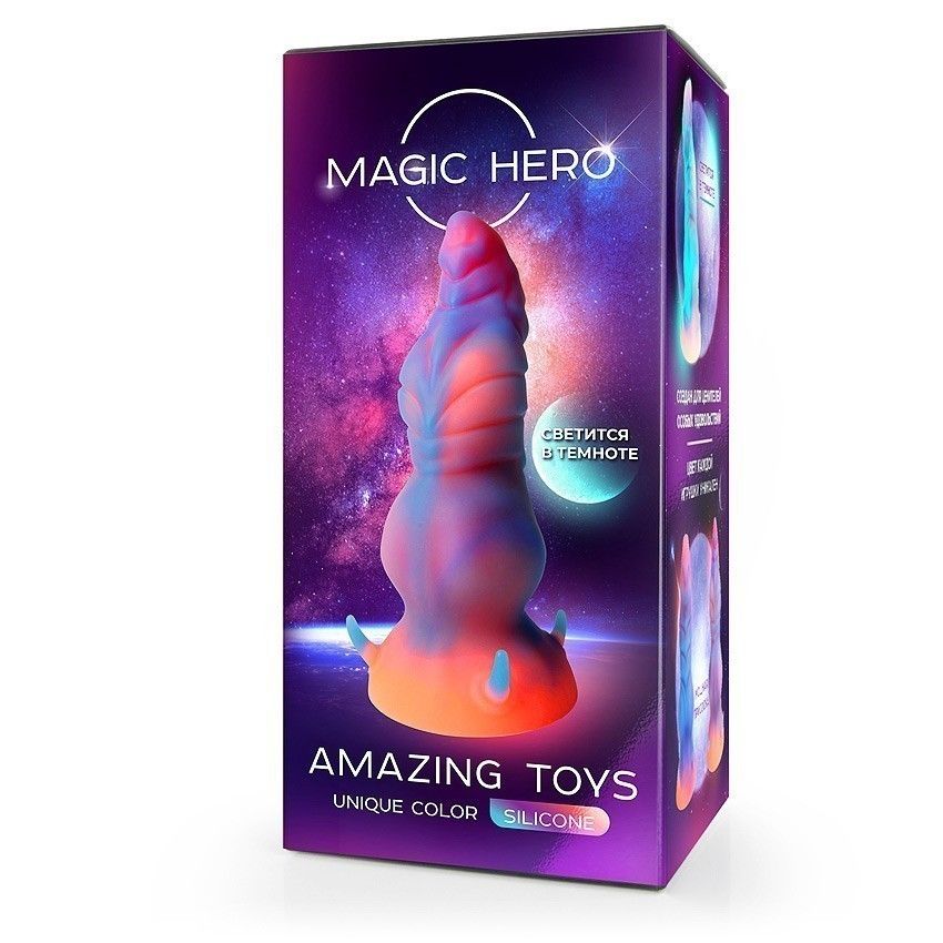 Светящийся в темноте фантазийный стимулятор - 20 см. 3