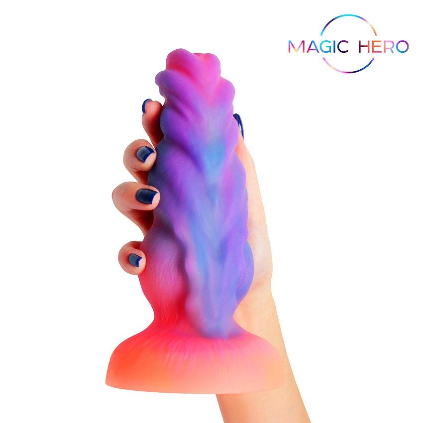 Светящийся в темноте фантаийный стимулятор - 20 см. 5