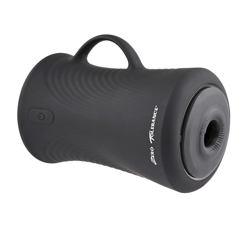 Черный вибромастурбатор с гироскопом Gyro Stroke 2