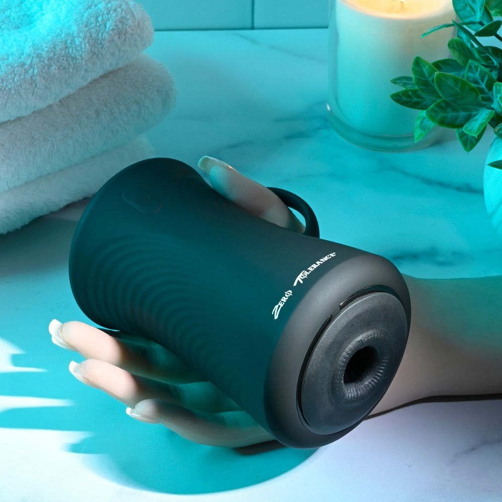 Черный вибромастурбатор с гироскопом Gyro Stroke 6