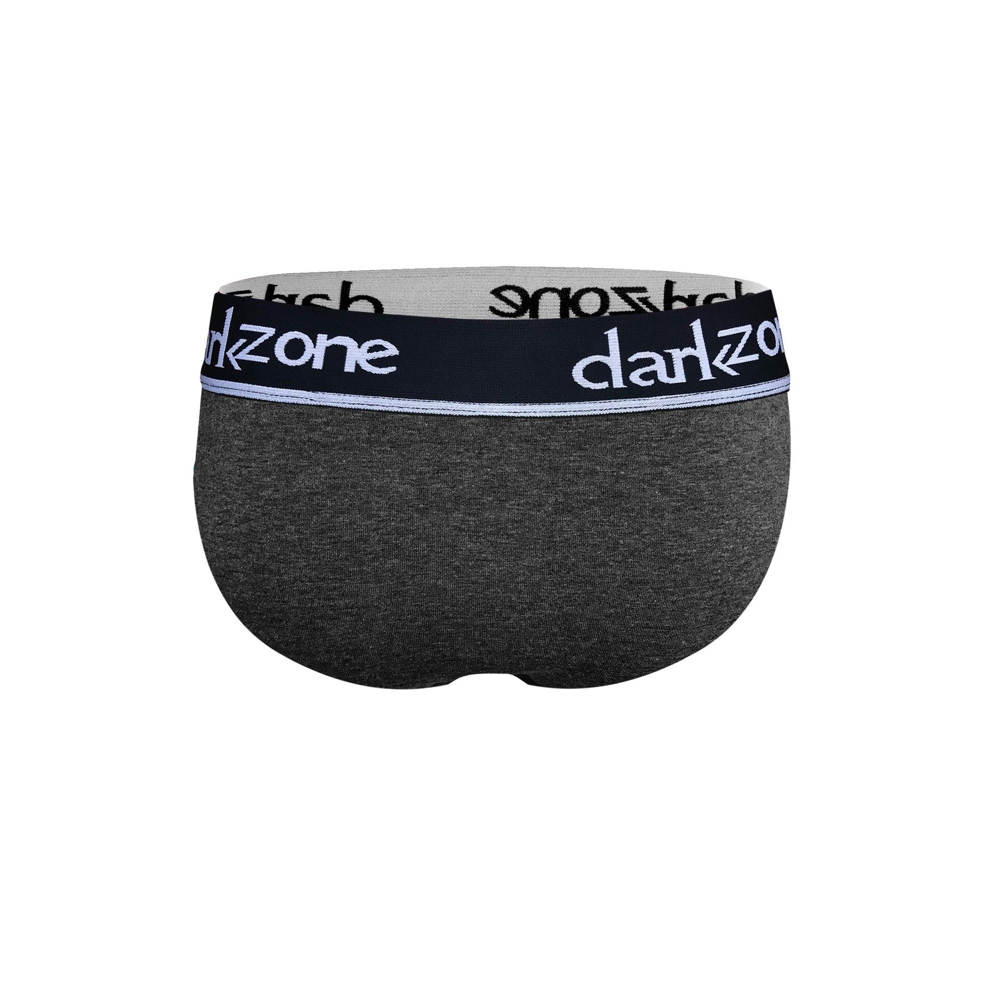 Темно-серые хлопковые слипы с брендированной резинкой 2