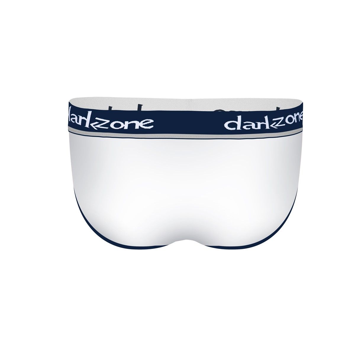 Белые мужские трусы-брифы с вырезом 5