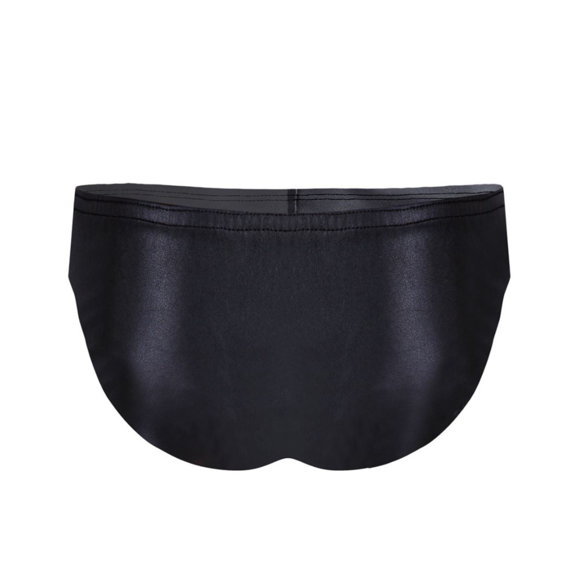 Черные эффектные мужские трусы-слипы 2