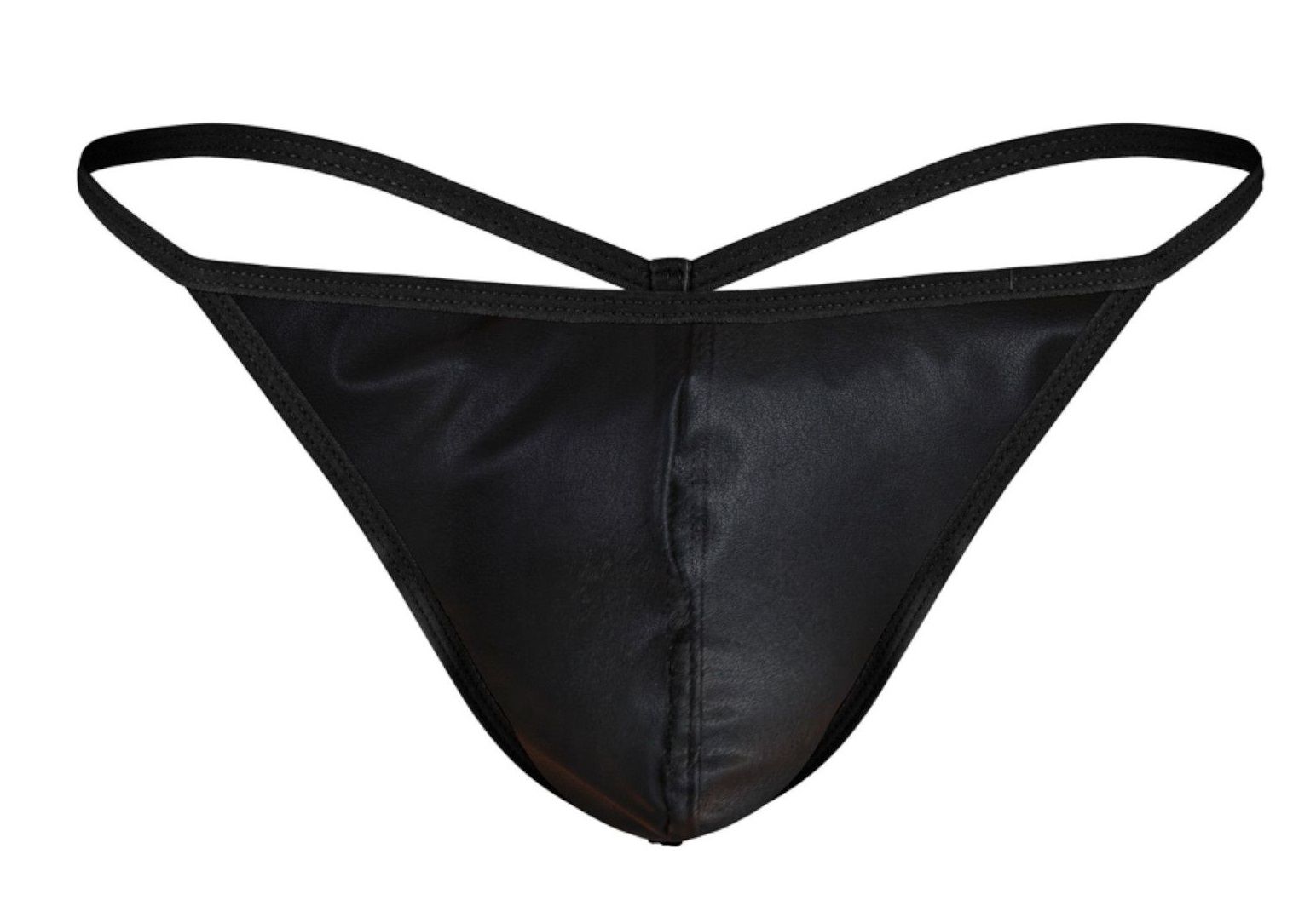 Черные мужские трусы-стринги Darkzone 1