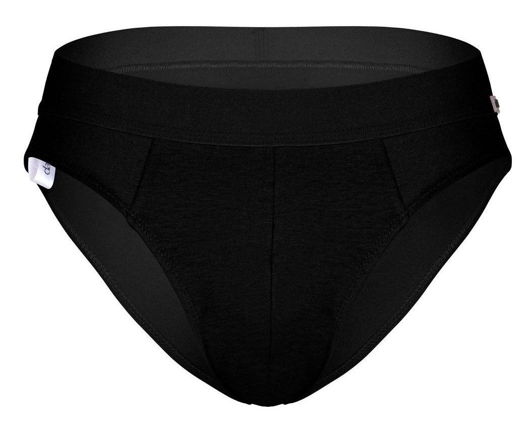 Черные бамбуковые трусы-брифы 4