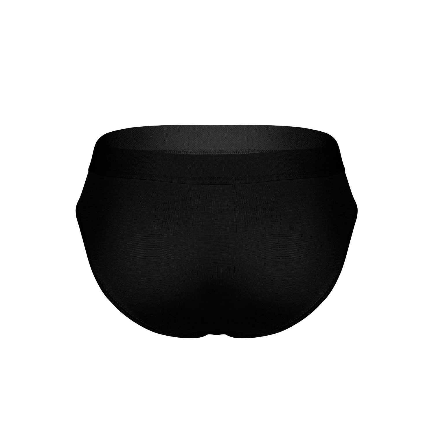 Черные бамбуковые трусы-брифы 5