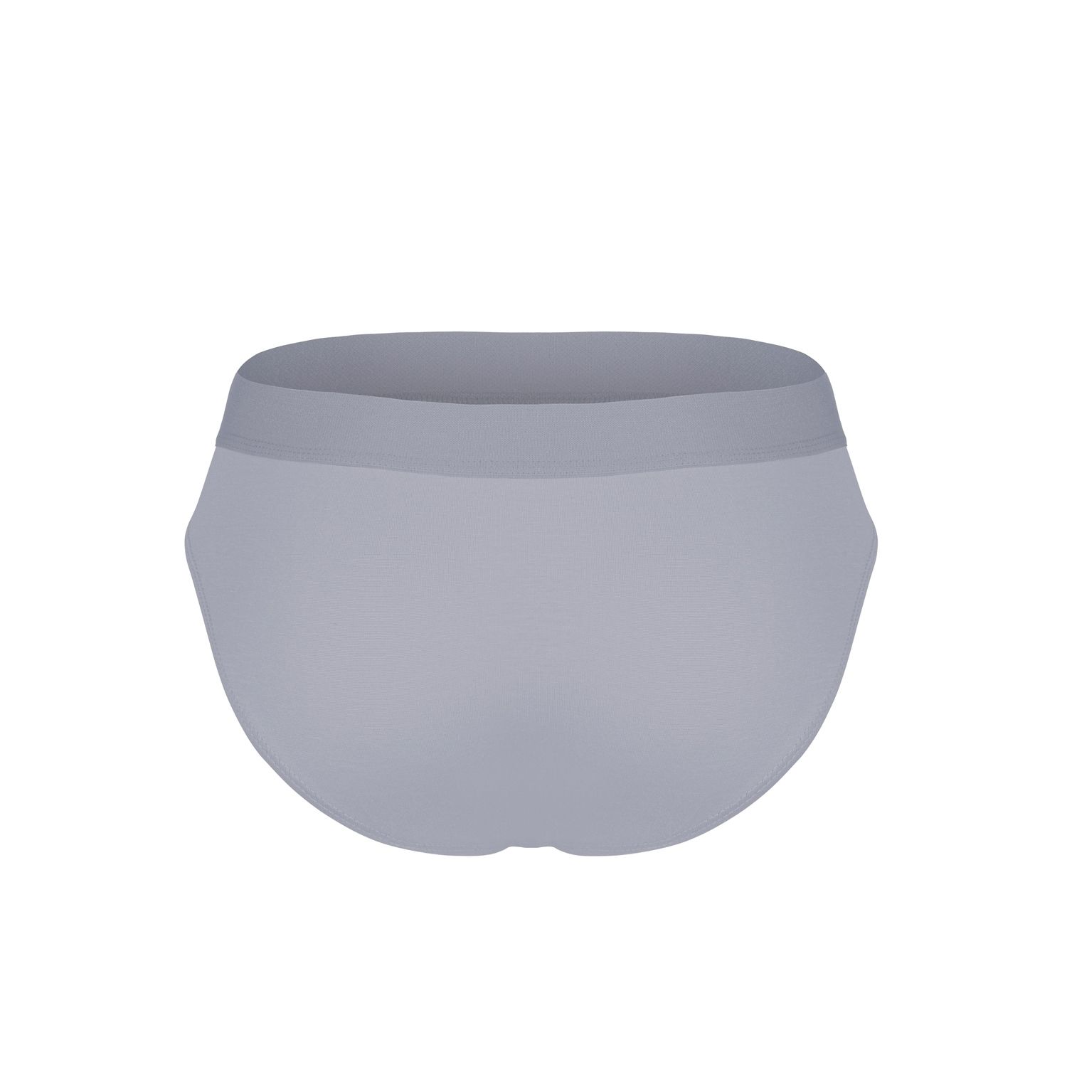 Светло-серые бамбуковые трусы-брифы 5