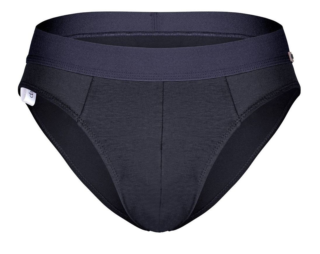 Антрацитовые бамбуковые трусы-брифы 1