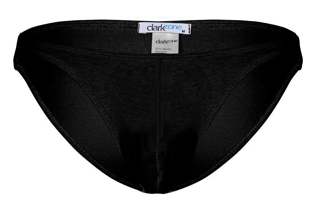 Черные бамбуковые трусы-слипы 4