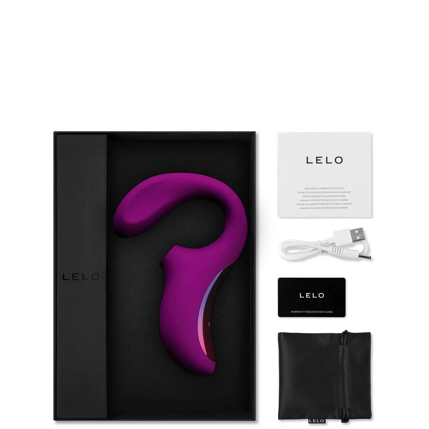 Лиловый массажёр двойного действия Enigma Cruise 4