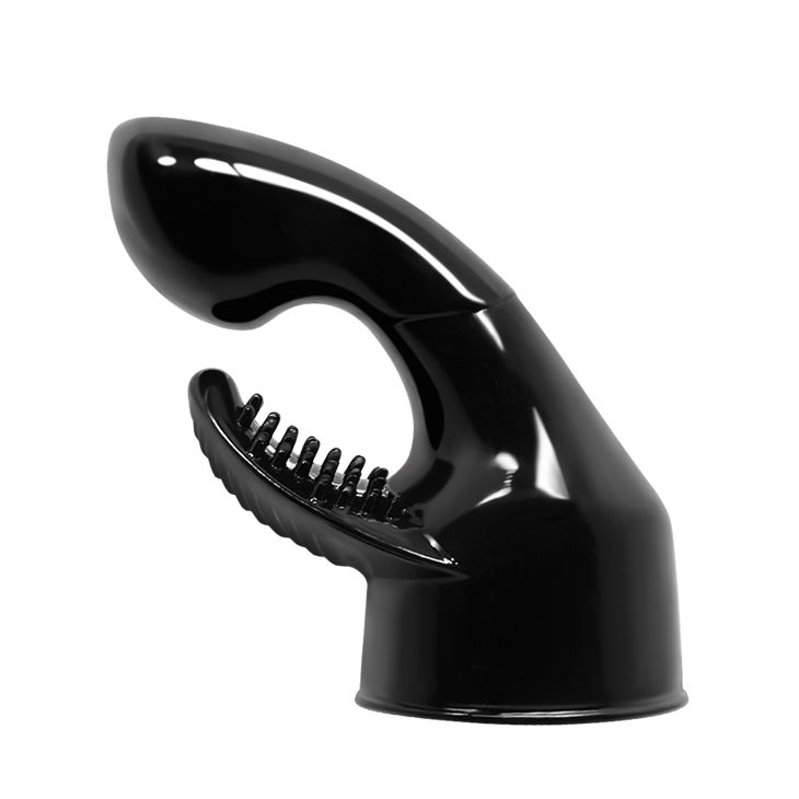 Черная насадка для wand-вибратора - 10,5 см. 2