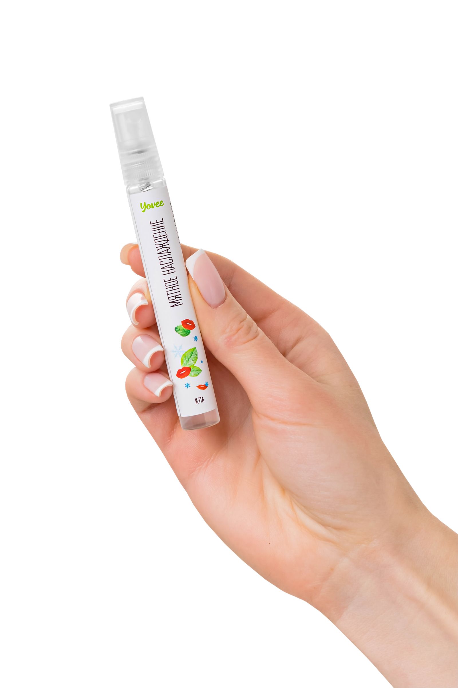 Охлаждающе-возбуждающий оральный спрей Yovee «Мятное наслаждение» со вкусом мяты - 10 мл. 4