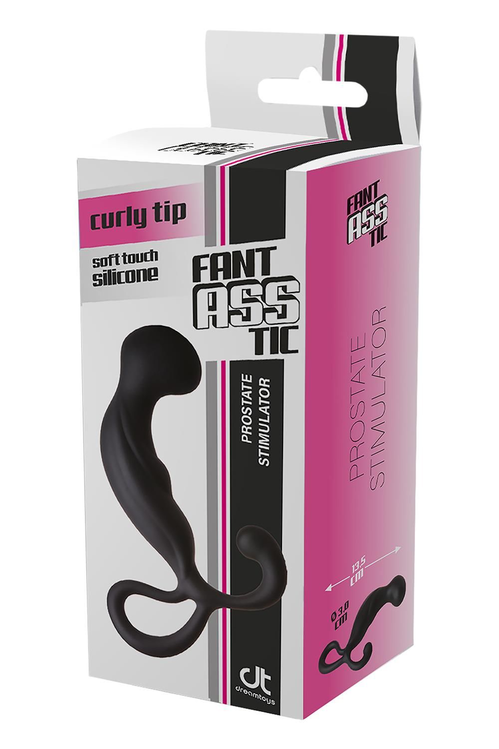 Черный массажер простаты Fantasstic Prostate Stimulator - 13,5 см. 3