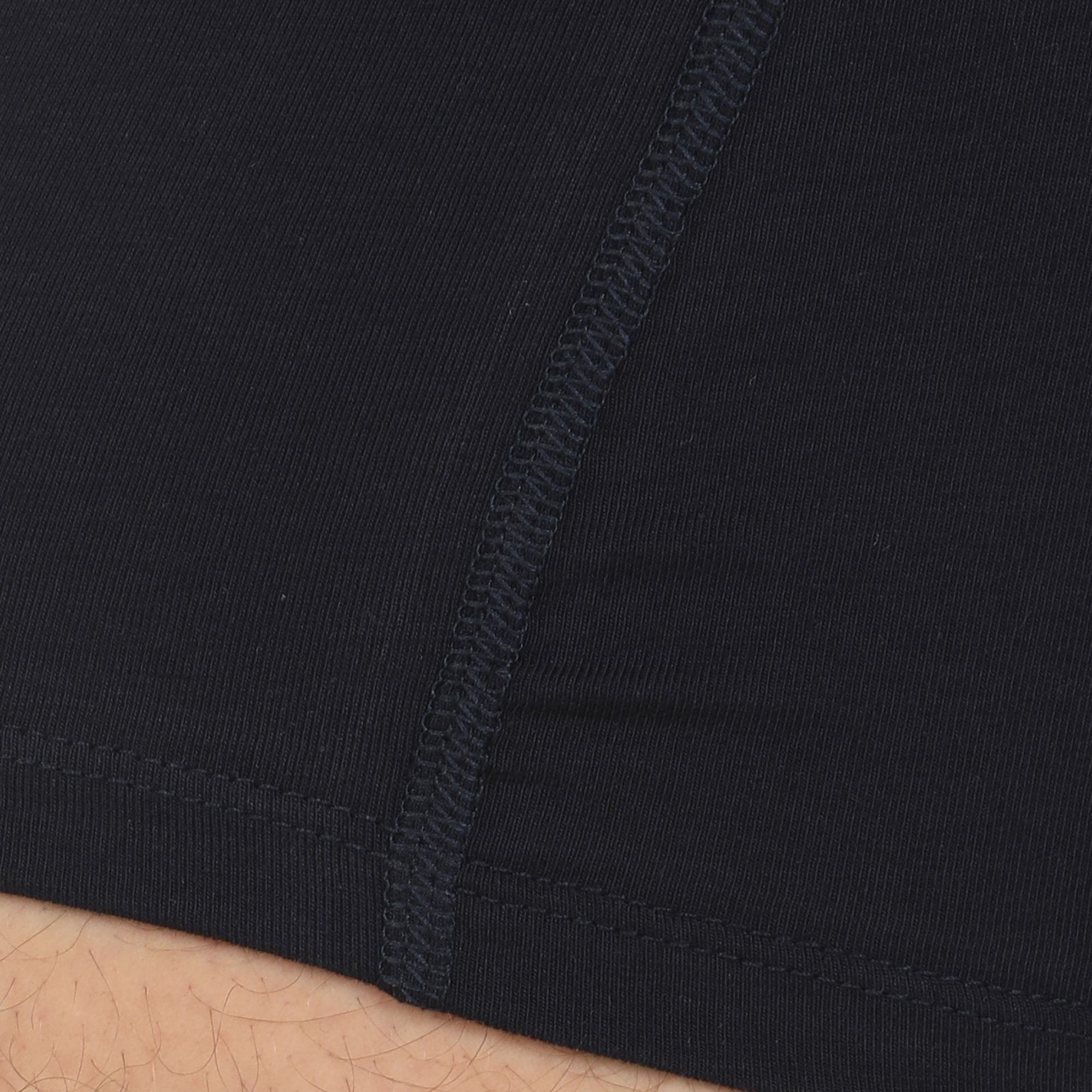 Темно-синие мужские трусы-боксеры с пришивной брендированной резинкой 5