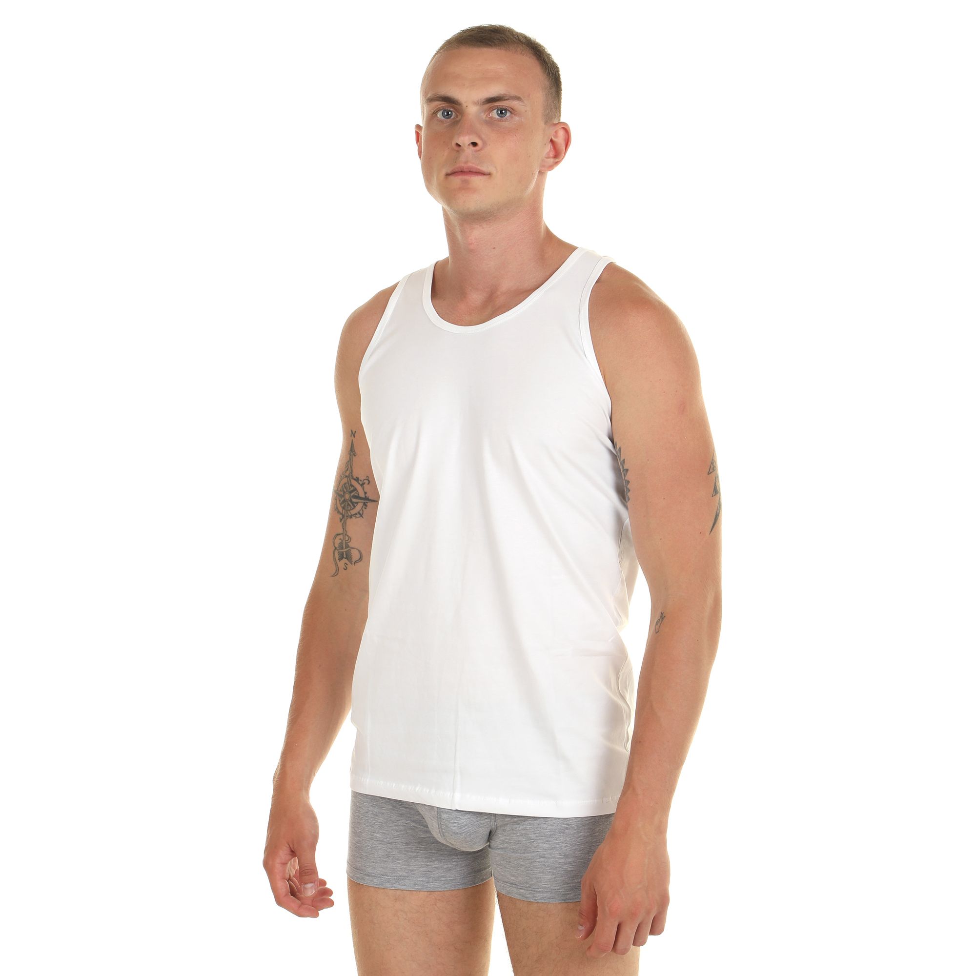 Мужская классическая майка 1