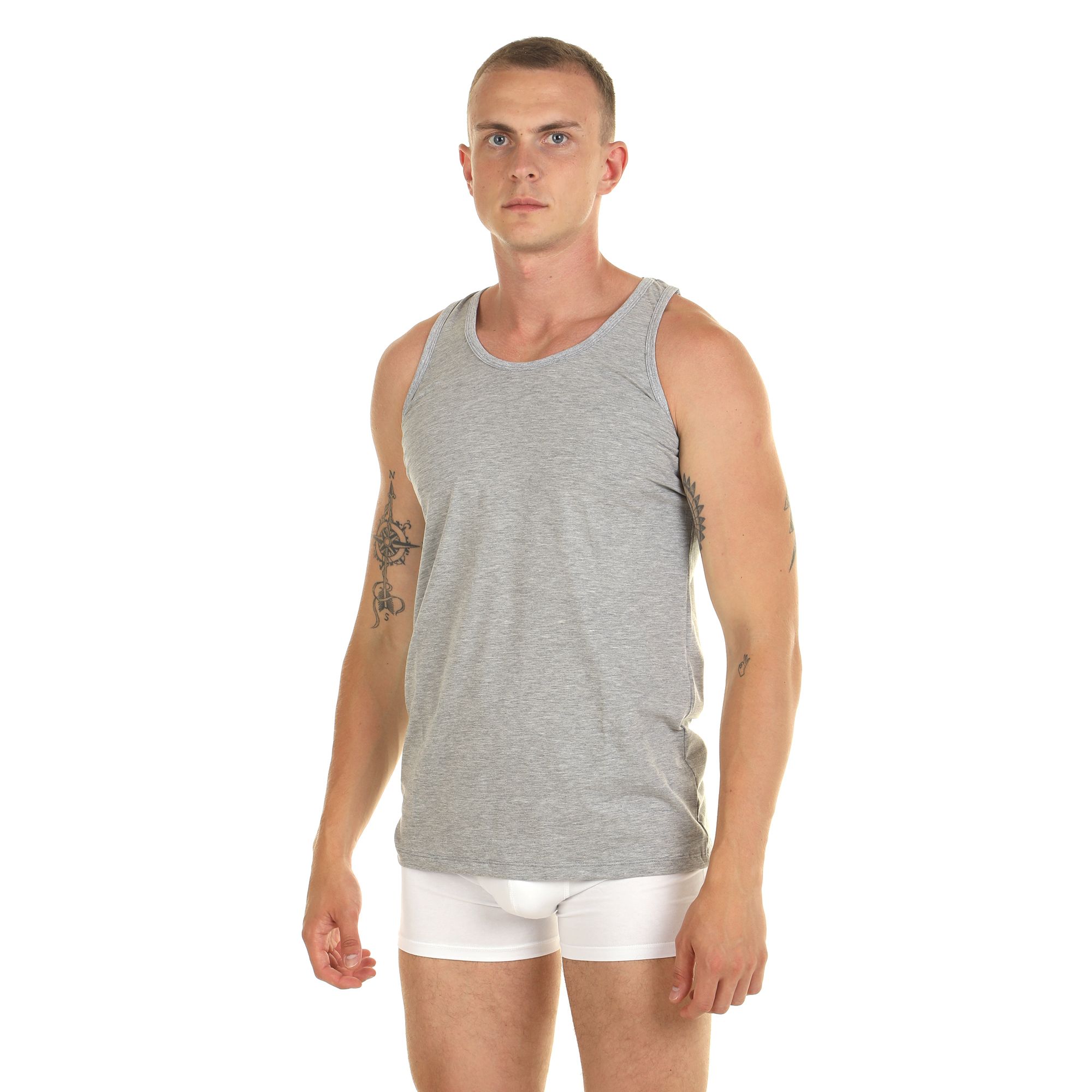 Мужская классическая майка 6